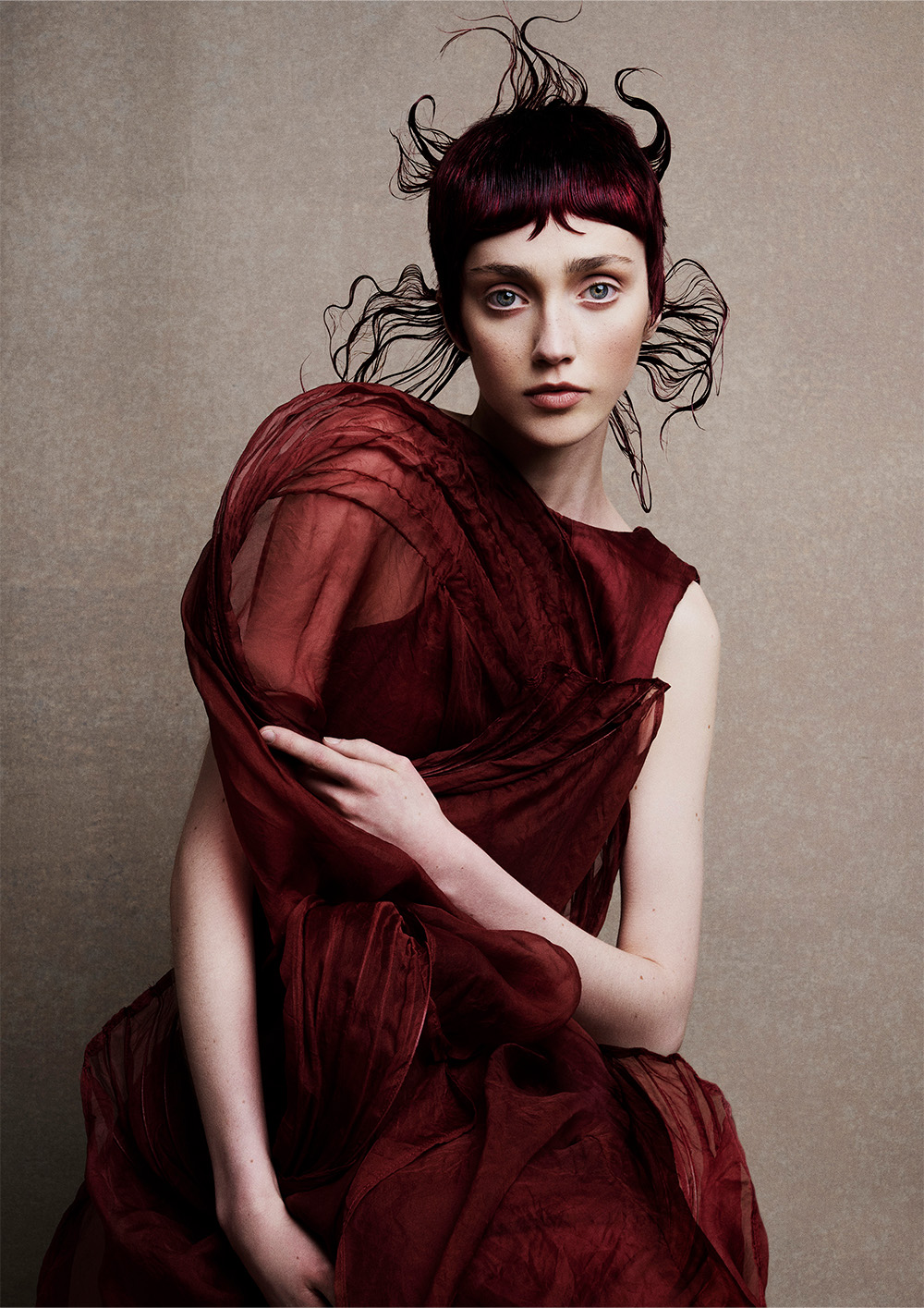 Avant Garde Micro Fringe Crop - Nicole Kae - Yakushima Collection